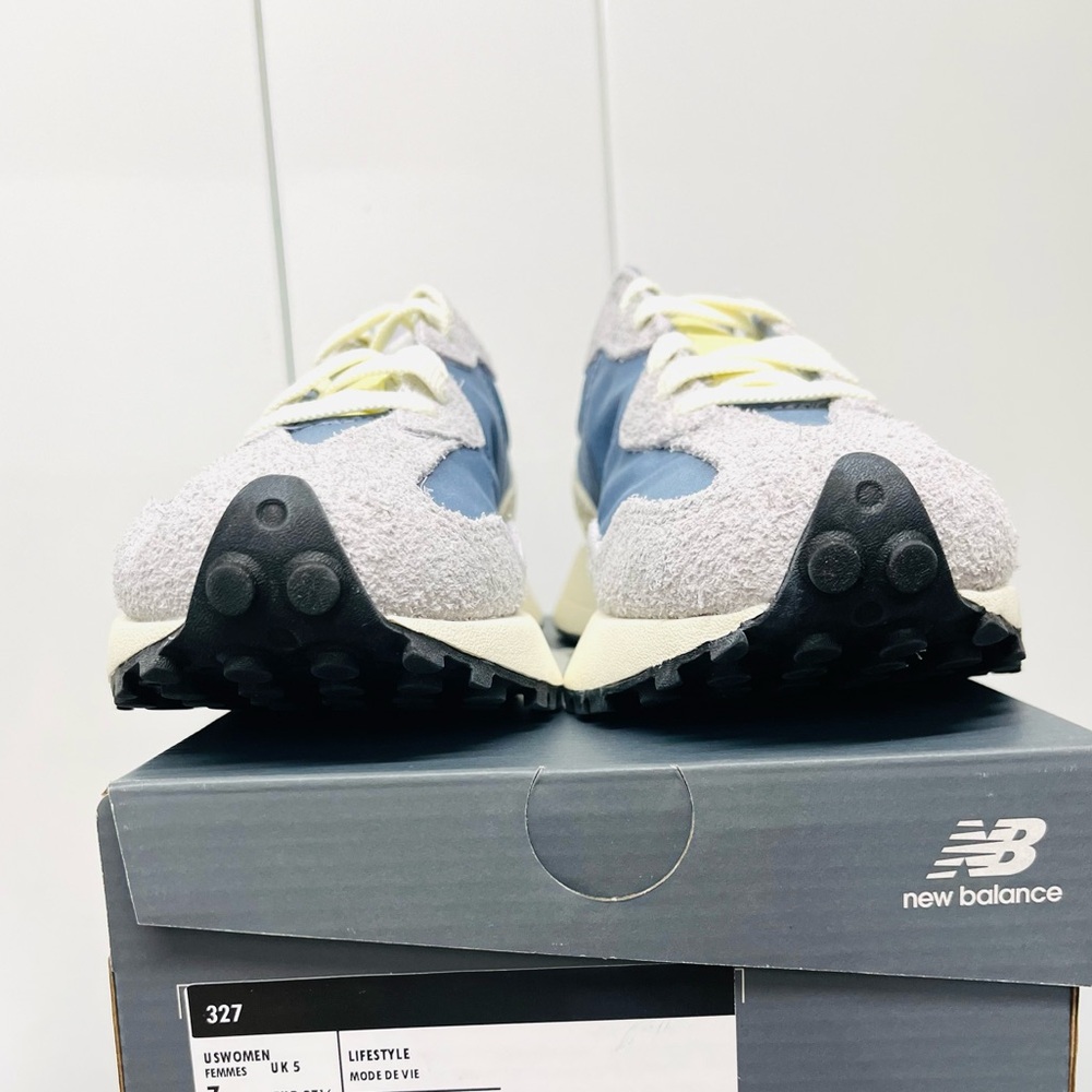 New Balance 327 Womens Sneakers Shoes Casual * size 7 * Pearl Grey / Dust Blue - Picture 8 of 8